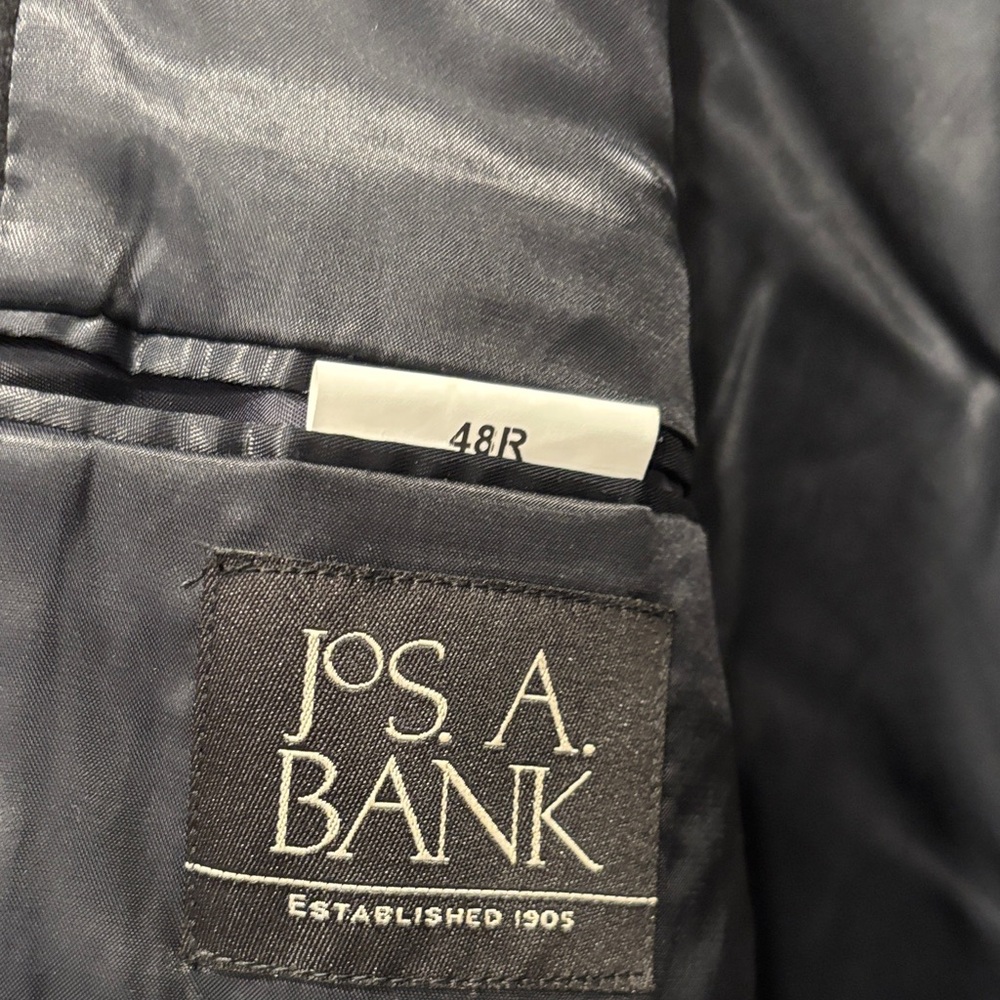 Men's Black Overcoat JoS.A.Bank - Picture 3 of 6